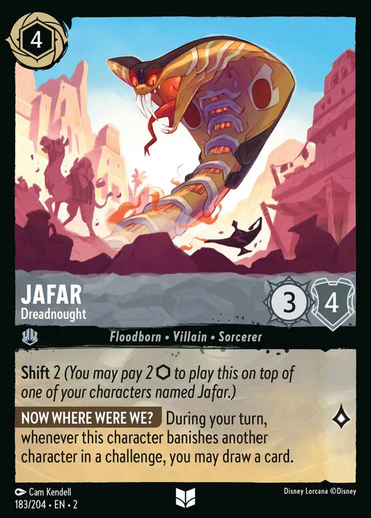 Jafar - Dreadnought - 183/204 - Disney Lorcana