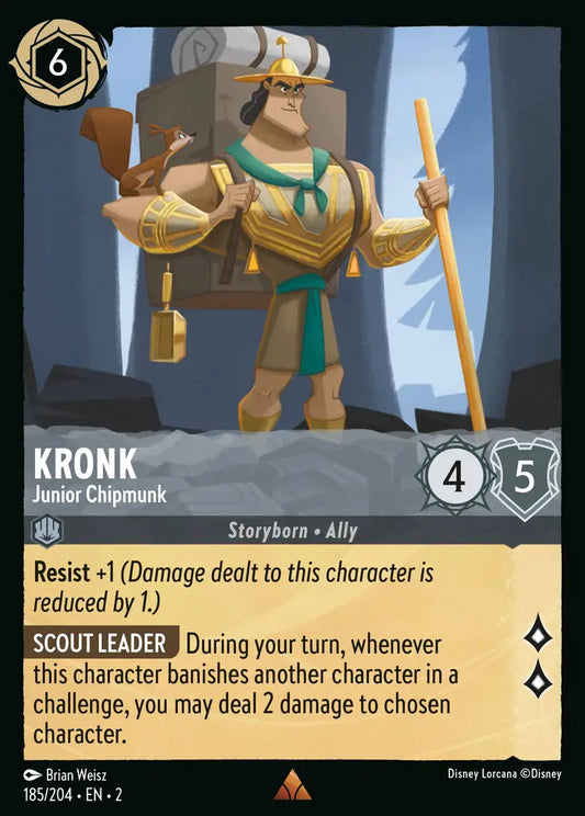 Kronk - Junior Chipmunk - 185/204 - Disney Lorcana