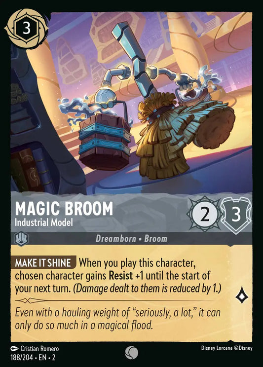 Magic Broom - Industrial Model - 188/204 - Disney Lorcana