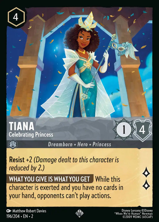 Tiana - Celebrating Princess - 196/204 - Disney Lorcana