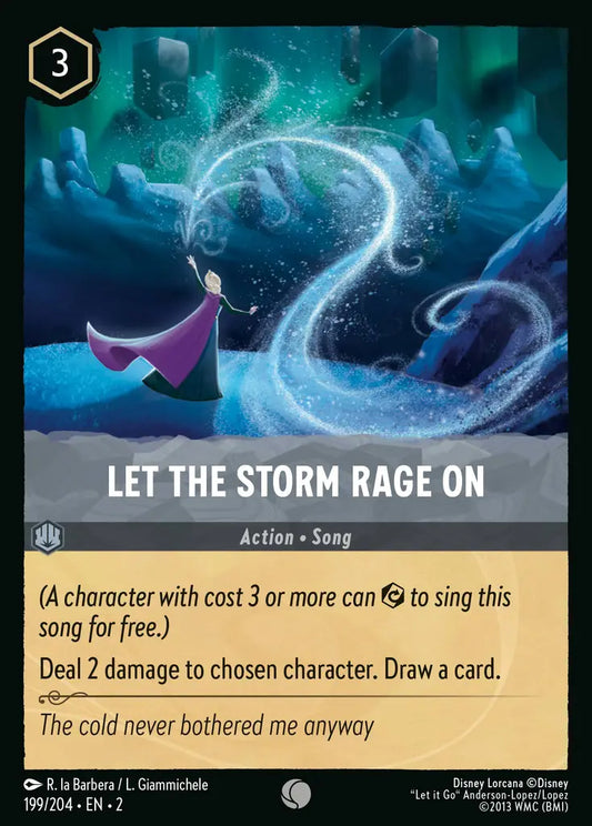 Let The Storm Rage On - 199/204 - Disney Lorcana