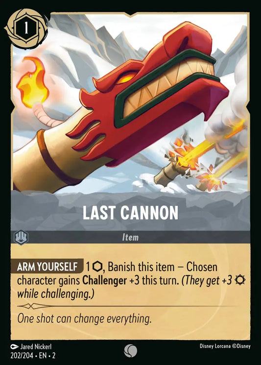 Last Cannon - 202/204 - Disney Lorcana