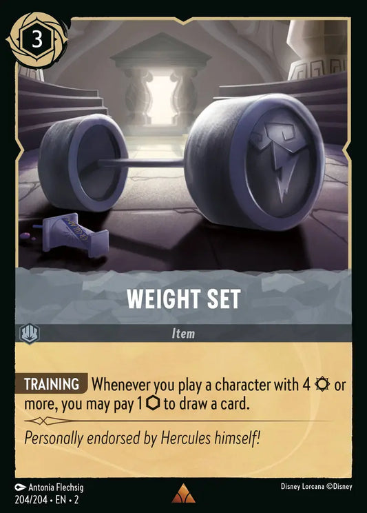 Weight Set - 204/204 - Disney Lorcana