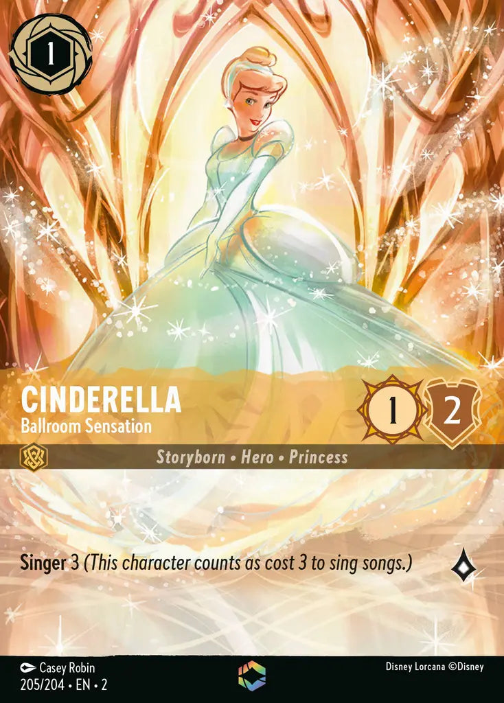 Cinderella - Ballroom Sensation - 205/204 - Disney Lorcana