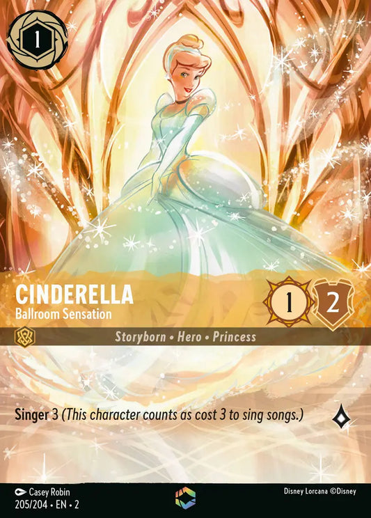 Cinderella - Ballroom Sensation - 205/204 - Disney Lorcana