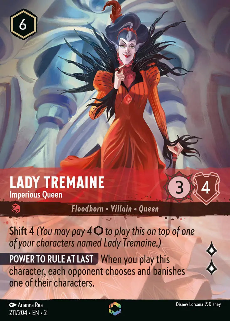 Lady Tremaine - Imperious Queen - 211/204 - Disney Lorcana