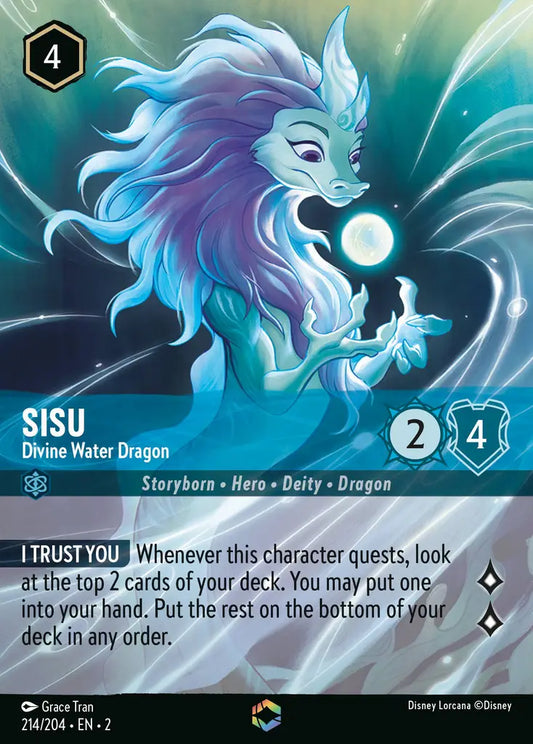 Sisu - Divine Water Dragon - 214/204 - Disney Lorcana