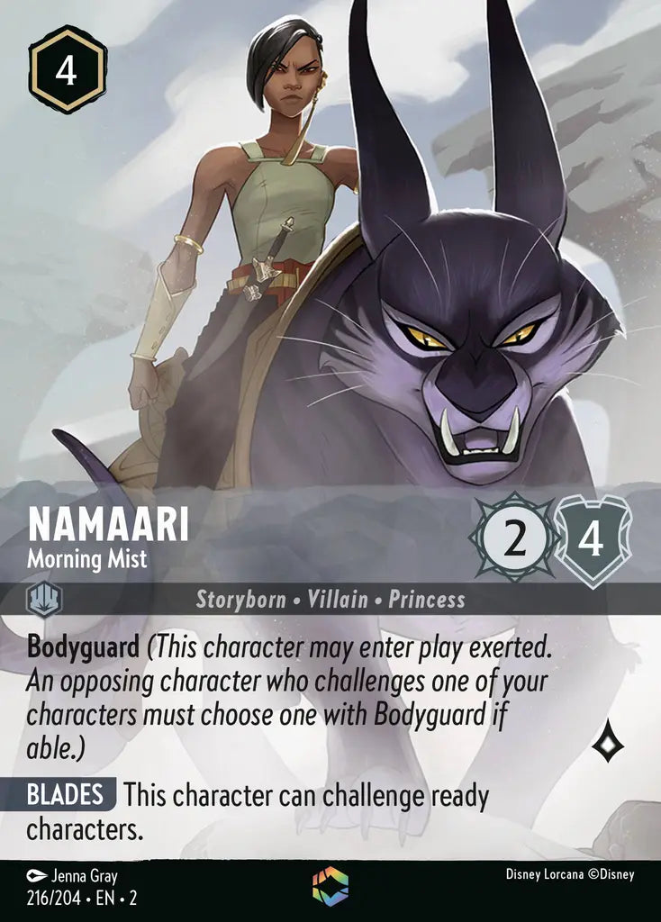 Namaari - Morning Mist - 216/204 - Disney Lorcana
