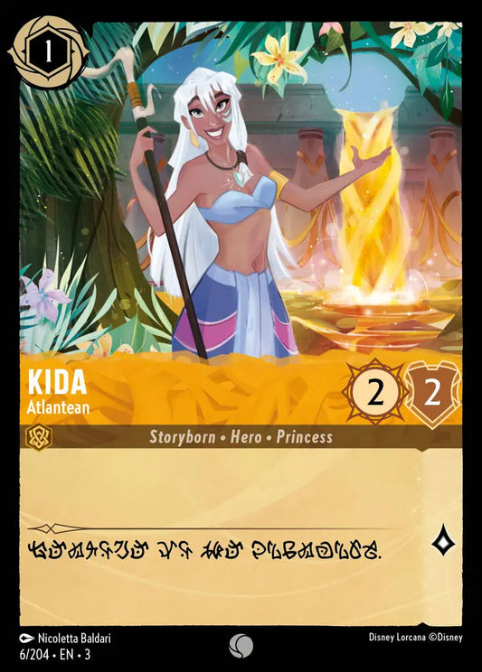 Kida - Atlantean - 6/204 - Common - Into the Inklands - Disney Lorcana