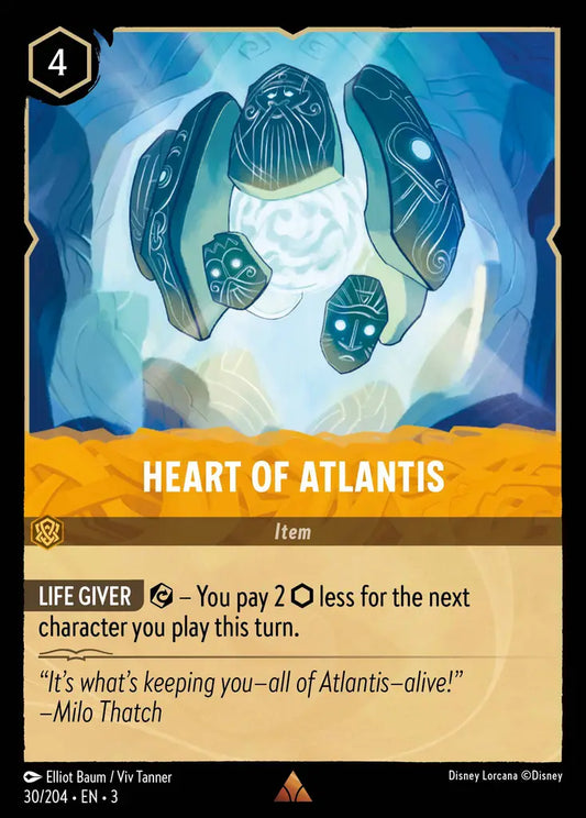 Heart of Atlantis - 30/204 - Rare - Into the Inklands - Disney Lorcana