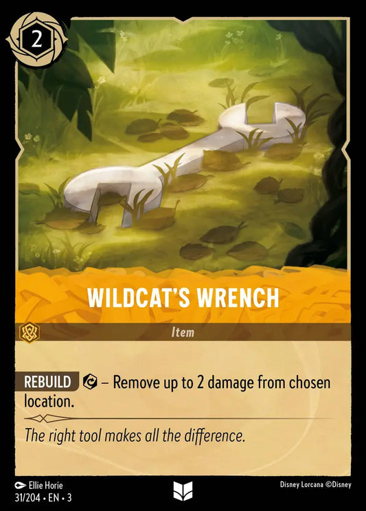 Wildcat's Wrench - 31/204 - Uncommon - Into the Inklands - Disney Lorcana