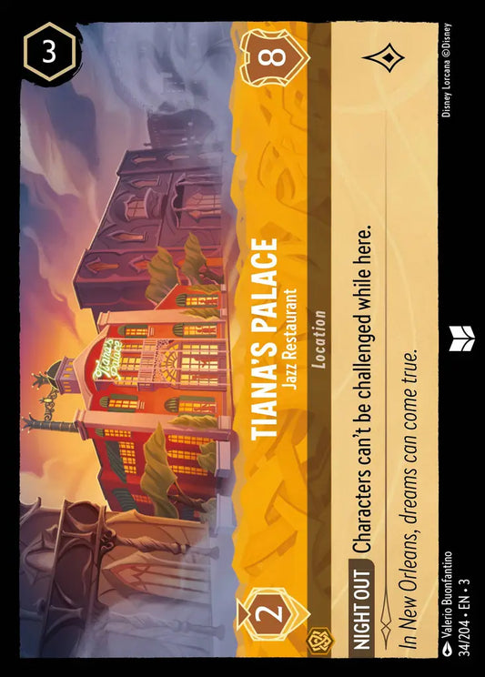 Tiana's Palace - Jazz Restaurant - 34/204 - Uncommon - Into the Inklands - Disney Lorcana