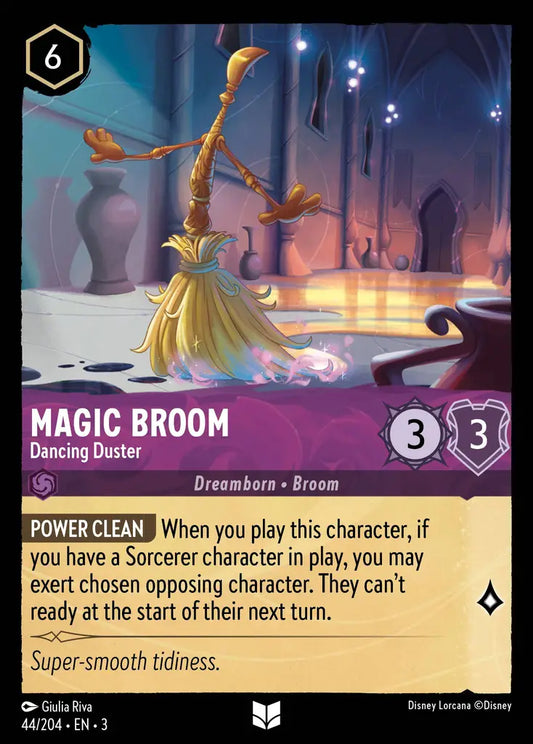 Magic Broom - Dancing Duster - 44/204 - Uncommon - Into the Inklands - Disney Lorcana