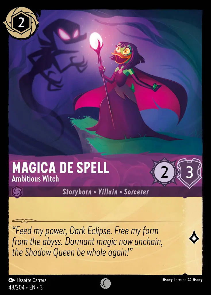 Magica De Spell - Ambitious Witch - 48/204 - Common - Into the Inklands - Disney Lorcana