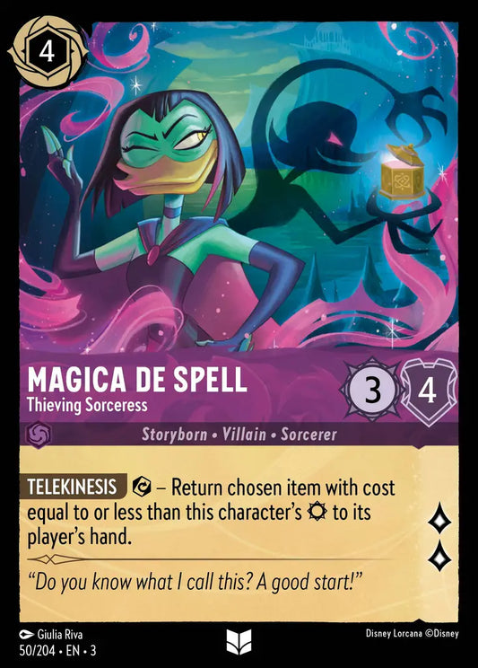 Magica De Spell - Thieving Sorceress - 50/204 - Uncommon - Into the Inklands - Disney Lorcana