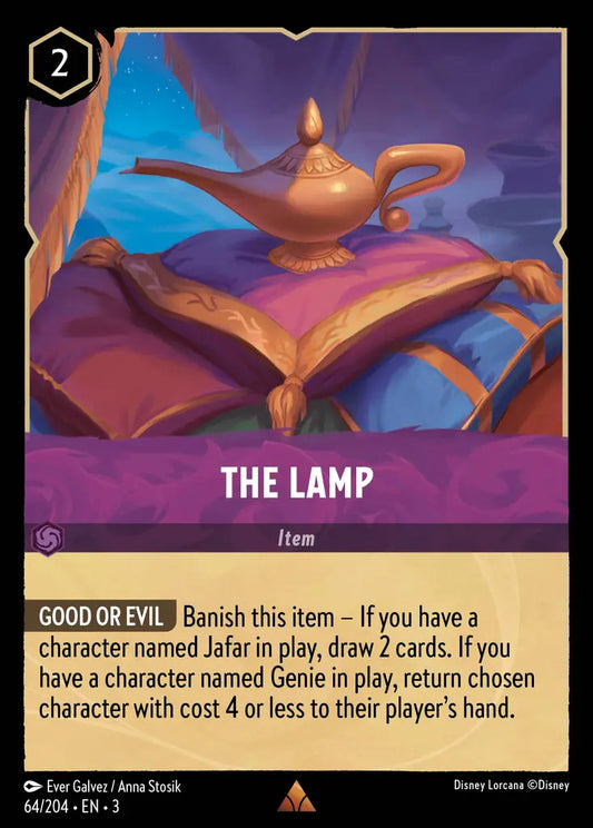 The Lamp - 64/204 - Rare - Into the Inklands - Disney Lorcana