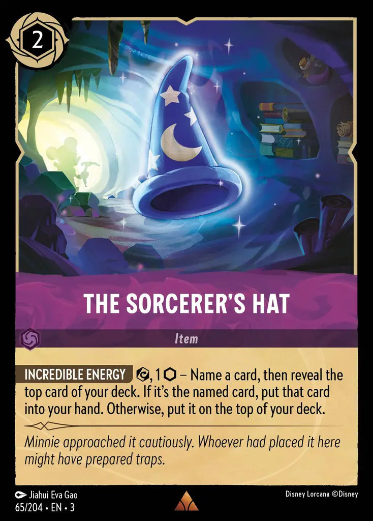 The Sorcerer's Hat - 65/204 - Rare - Into the Inklands - Disney Lorcana