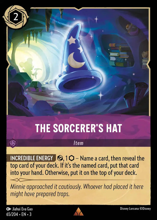 The Sorcerer's Hat - 65/204 - Rare - Into the Inklands - Disney Lorcana