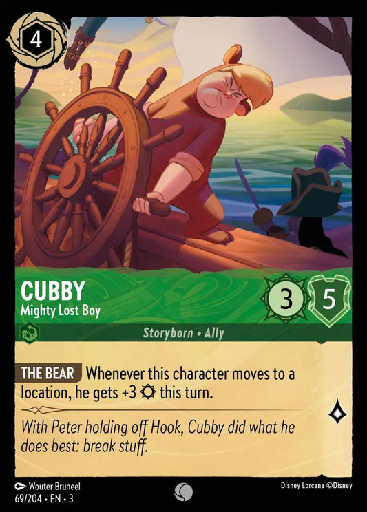 Cubby - Mighty Lost Boy - 69/204 - Common - Into the Inklands - Disney Lorcana