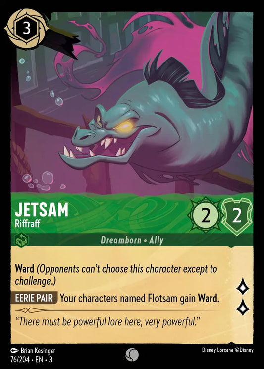 Jetsam - Riffraff - 76/204 - Common - Into the Inklands - Disney Lorcana