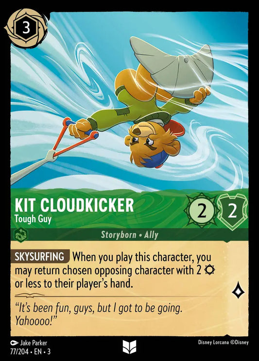 Kit Cloudkicker - Tough Guy - 77/204 - Uncommon - Into the Inklands - Disney Lorcana