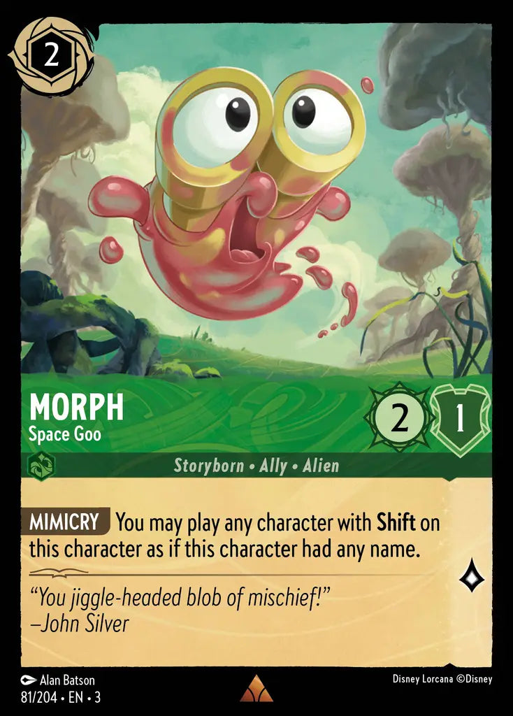Morph - Space Goo - 81/204 - Rare - Into the Inklands - Disney Lorcana