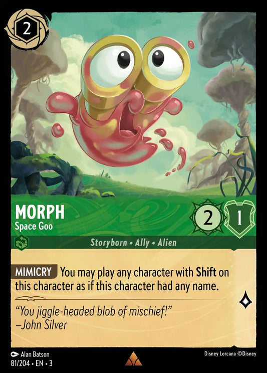 Morph - Space Goo - 81/204 - Rare - Into the Inklands - Disney Lorcana