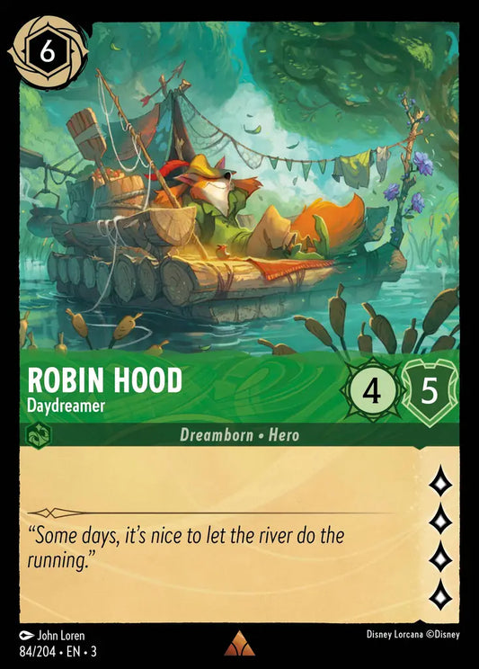 Robin Hood - Daydreamer - 84/204 - Rare - Into the Inklands - Disney Lorcana