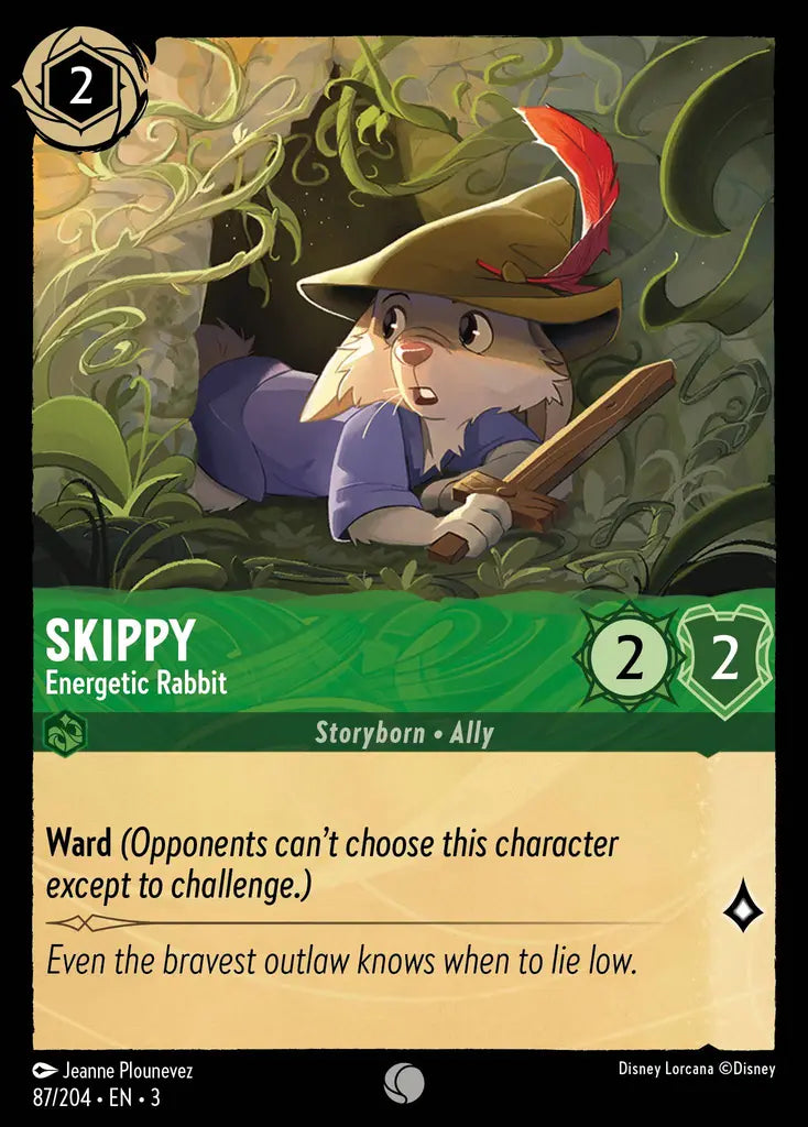 Skippy - Energetic Rabbit - 87/204 - Common - Into the Inklands - Disney Lorcana