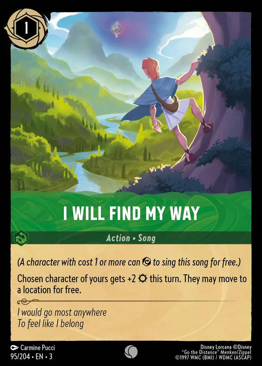 I Will Find My Way - 95/204 - Common - Into the Inklands - Disney Lorcana
