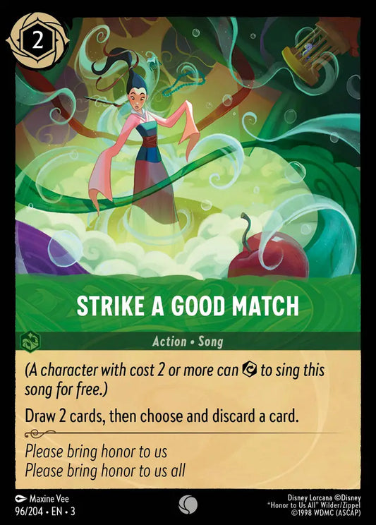 Strike A Good Match - 96/204 - Common - Into the Inklands - Disney Lorcana