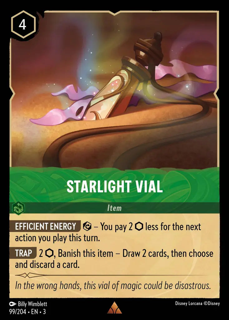 Starlight Vial - 99/204 - Rare - Into the Inklands - Disney Lorcana