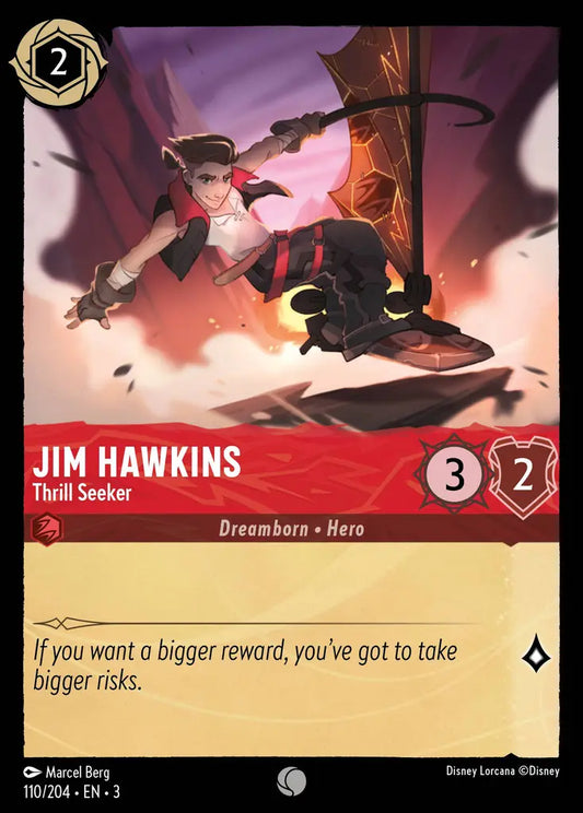 Jim Hawkins - Thrill Seeker - 110/204 - Common - Into the Inklands - Disney Lorcana