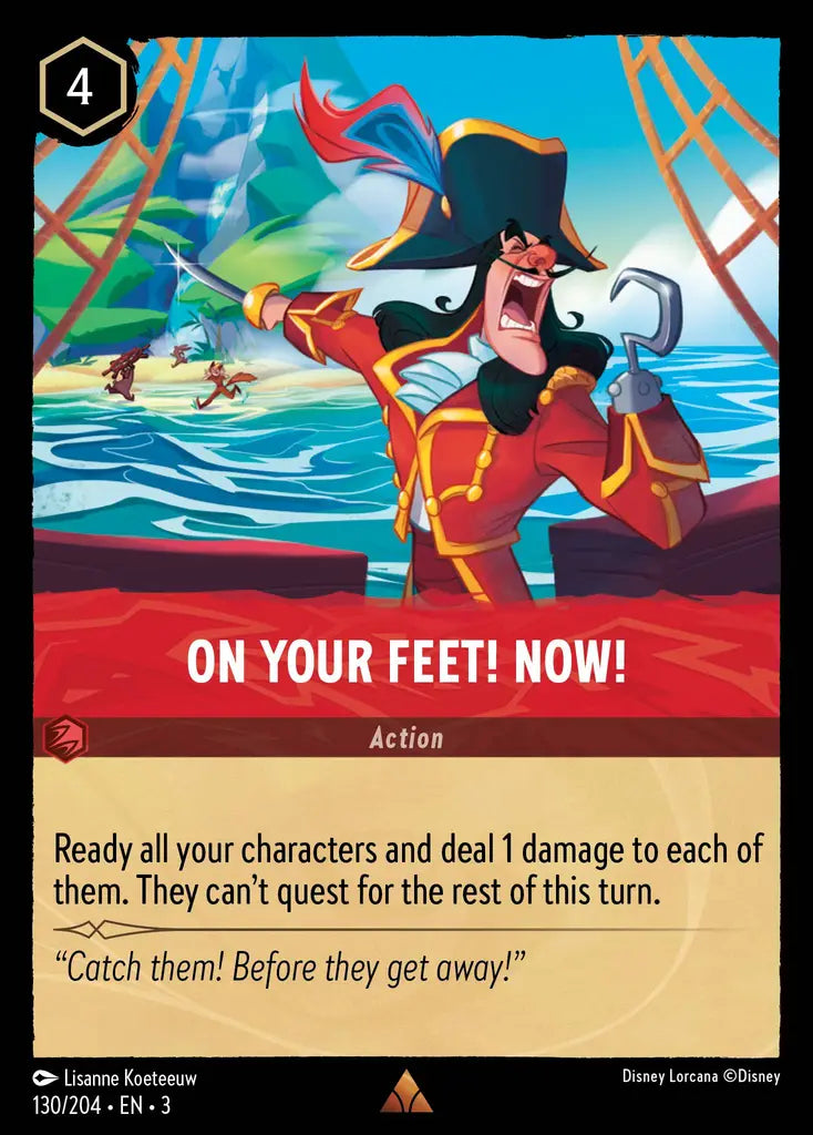 On Your Feet! Now! - 130/204 - Rare - Into the Inklands - Disney Lorcana