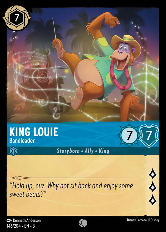 King Louie - Bandleader - 146/204 - Common - Into the Inklands - Disney Lorcana