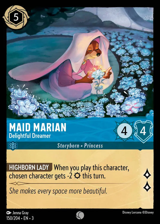 Maid Marian - Delightful Dreamer - 150/204 - Common - Into the Inklands - Disney Lorcana