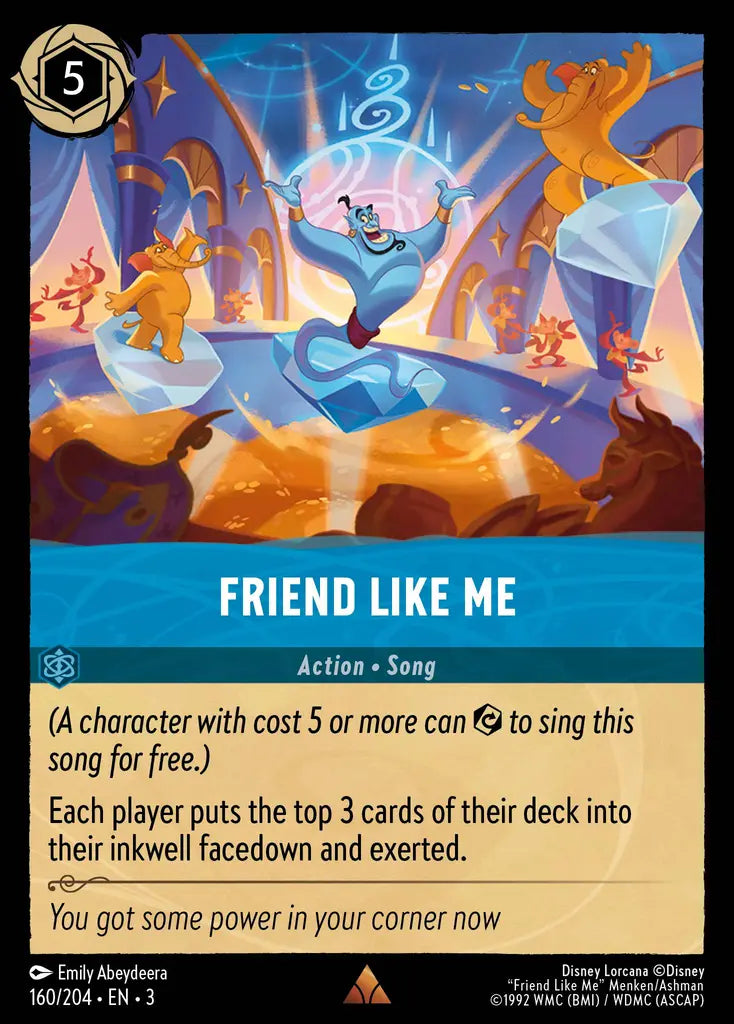 Friend Like Me - 160/204 - Rare - Into the Inklands - Disney Lorcana