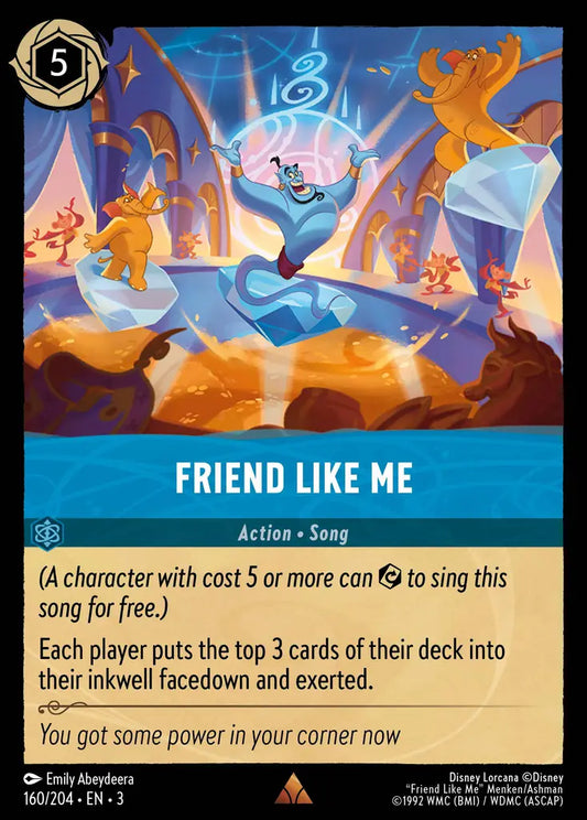 Friend Like Me - 160/204 - Rare - Into the Inklands - Disney Lorcana