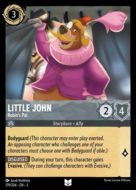 Little John - Robin's Pal - 179/204 - Uncommon - Into the Inklands - Disney Lorcana