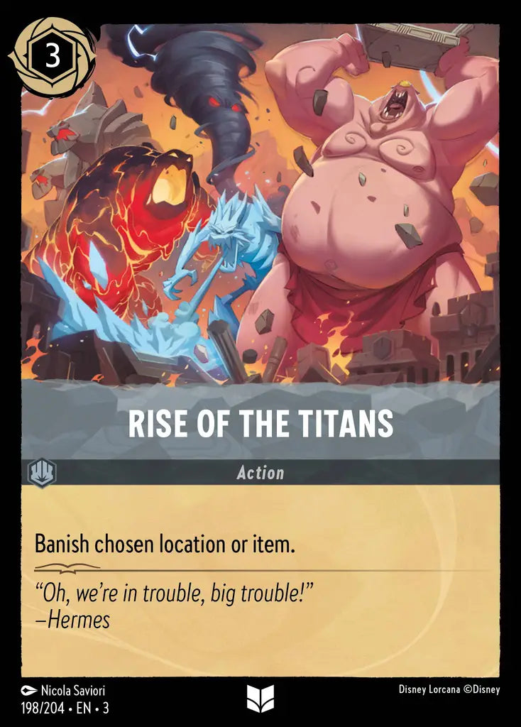 Rise of the Titans - 198/204 - Uncommon - Into the Inklands - Disney Lorcana