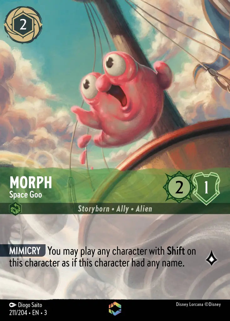 Morph - Space Goo - 211/204 - Enchanted - Into the Inklands - Disney Lorcana
