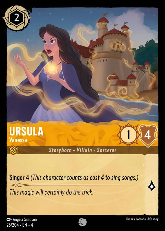 Ursula - Vanessa - 25/204 - Common - Ursula’s Return - Disney Lorcana