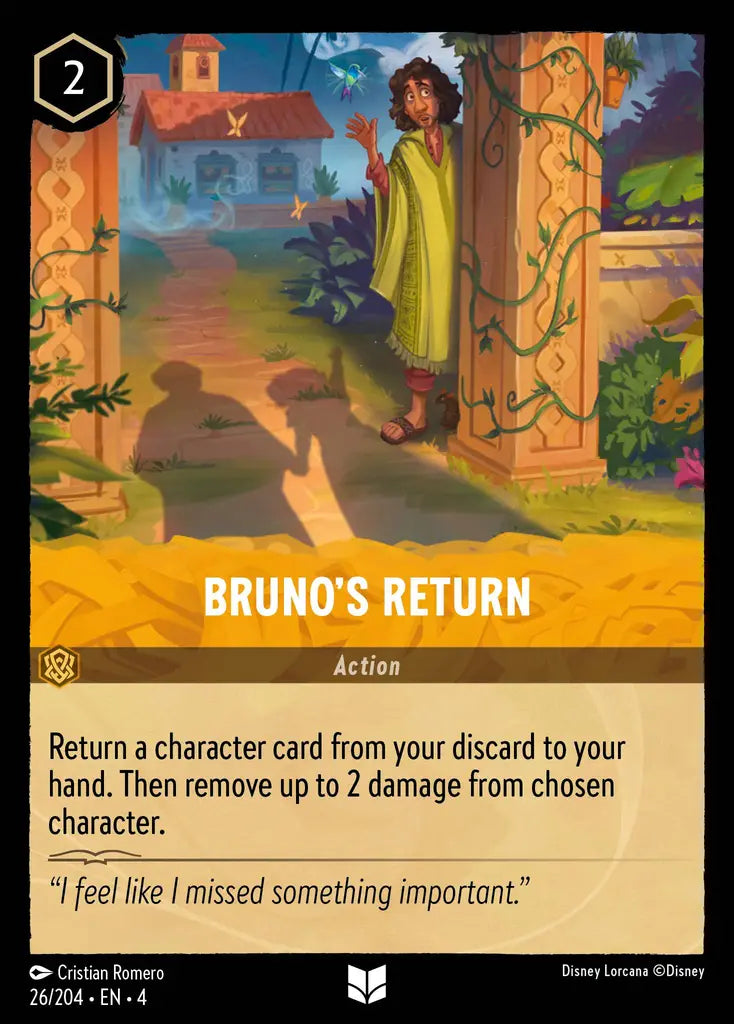 Bruno's Return - 26/204 - Uncommon - Ursula’s Return - Disney Lorcana