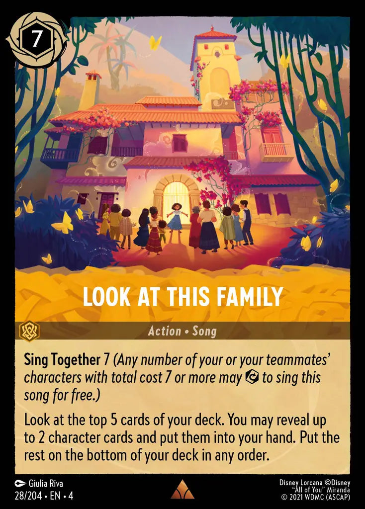 Look At This Family - 28/204 - Rare - Ursula’s Return - Disney Lorcana