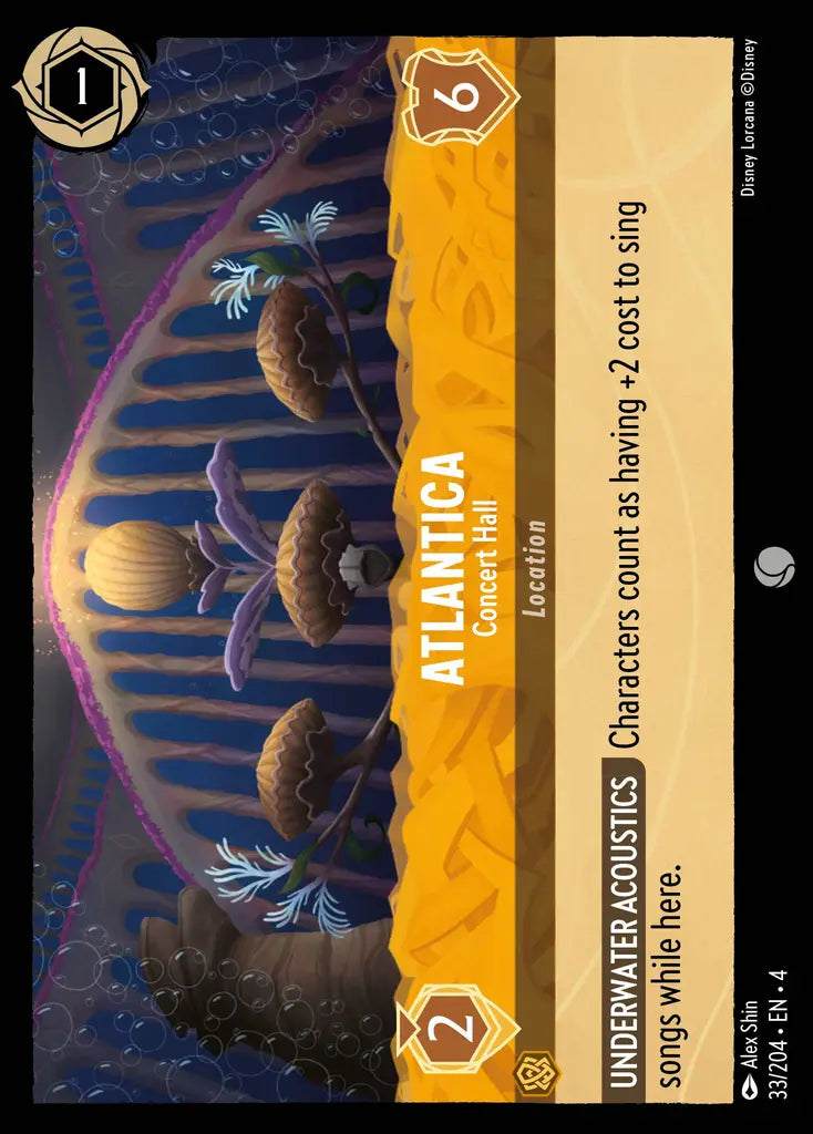 Atlantica - Concert Hall - 33/204 - Common - Ursula’s Return - Disney Lorcana