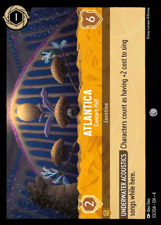 Atlantica - Concert Hall - 33/204 - Common - Ursula’s Return - Disney Lorcana