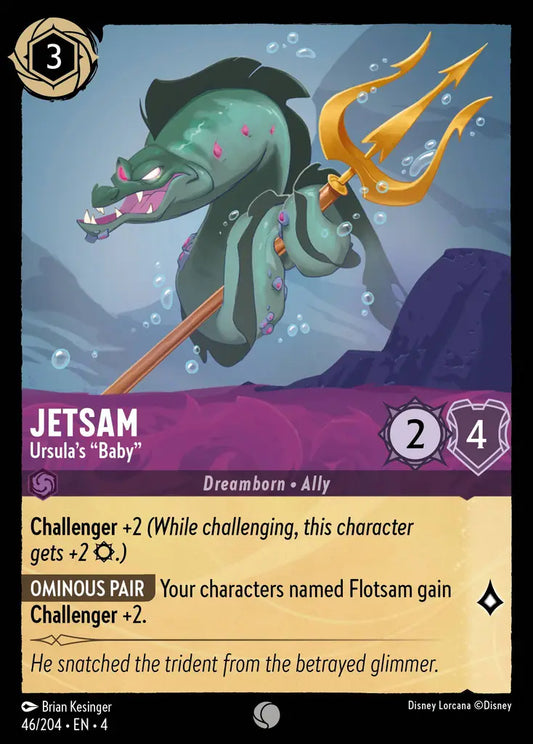 Jetsam - Ursula's "Baby" - 46/204 - Common - Ursula’s Return - Disney Lorcana