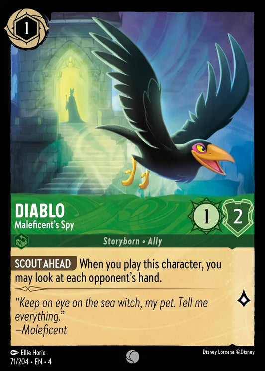 Diablo - Maleficent's Spy - 71/204 - Common - Ursula’s Return - Disney Lorcana