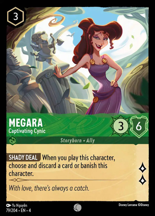Megara - Captivating Cynic - 79/204 - Common - Ursula’s Return - Disney Lorcana