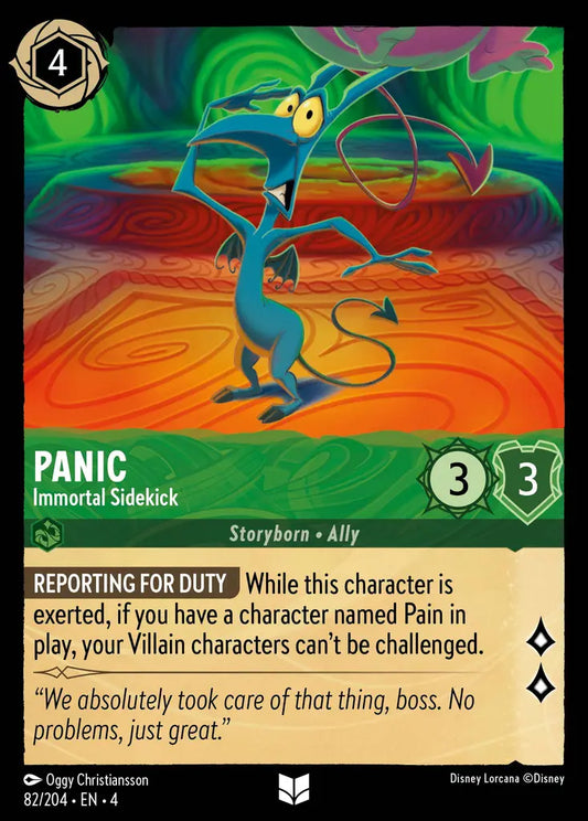 Panic - Immortal Sidekick - 82/204 - Uncommon - Ursula’s Return - Disney Lorcana